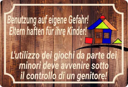Hinweis Benutzung auf eigene Gefahr Bild