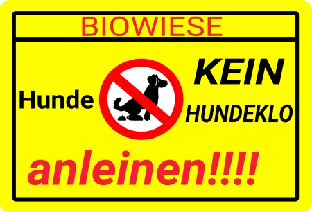 Hinweis BIOWIESE Bild