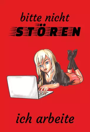 Hinweis Bitte nicht stören Bild