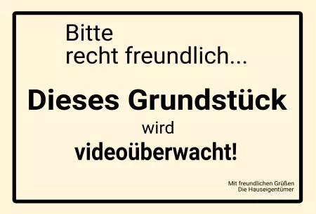 Hinweis Bitte recht freundlich... Bild