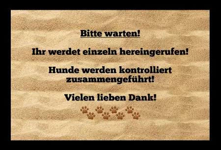 Hinweis Bitte warten! Bild