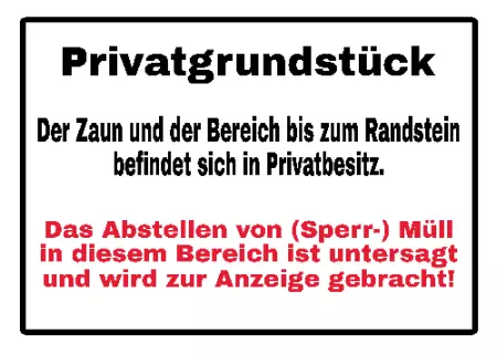 Hinweis Der Zaun und der Bereich bis zum ... Bild
