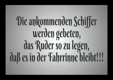 Hinweis Die ankommenden Schiffer Bild