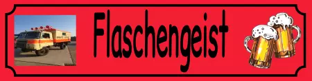 Hinweis Flaschengeist Bild