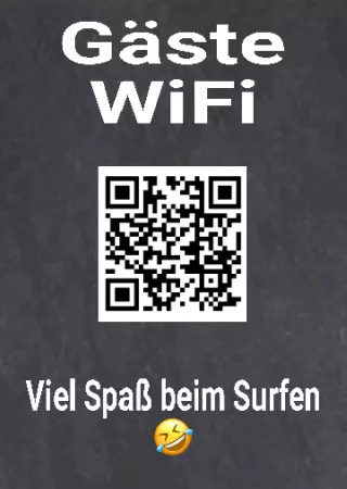 Hinweis Gäste WiFi Bild