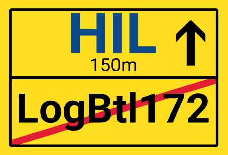 Hinweis HIL 150m Bild