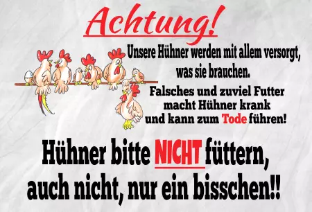 Hinweis ! Keine Werbung ! Bild