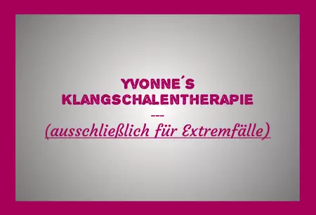 Hinweis Klangschalentherapie Bild