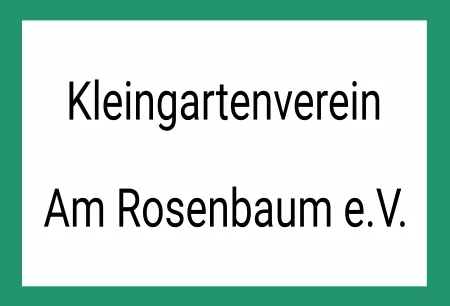 Hinweis Kleingartenverein Bild