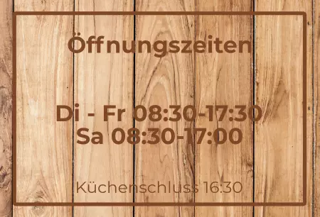Hinweis Öffnungszeiten Bild