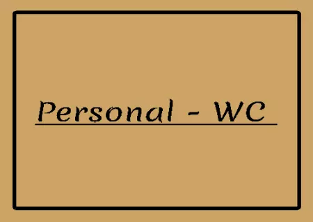Hinweis Personal - WC Bild
