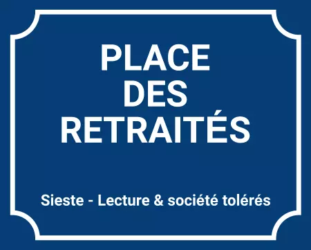Hinweis PLACES DES RETRAINTES Bild