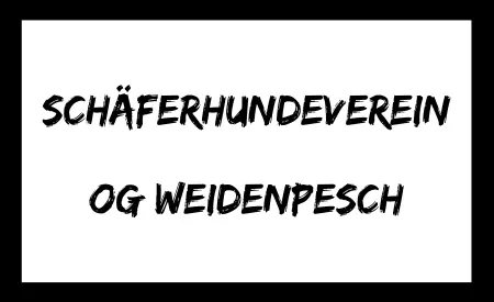Hinweis Schäferhundverein Bild