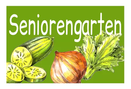 Hinweis Seniorengarten Bild