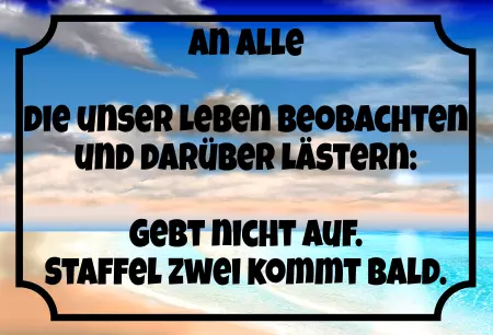 Hinweis Staffel Zwei kommt bald Bild