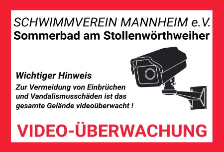 Hinweis VIEDEO-ÜBERWACHUNG Bild